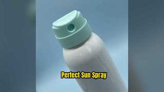 Sonnenschutz-Aerosolventil: Gleichmäßiges Sprühen, kein Auslaufen
