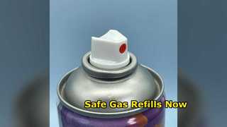 Gasflaschen-Nachfüllventil druckstabilisiert