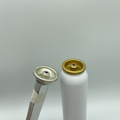 kaufen Weibliche Ventil-Aluminium-Tasche auf der Ventil-Präzisionsverteilung für Aerosol-Anwendungen, hochwertige Konstruktion Online-Herstellung