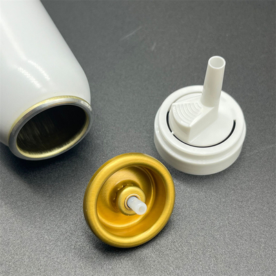 kaufen Silber/Gold Aluminium Aerosolventil für Haar Mousse Schaumstoff Spray Dispensing Online-Herstellung