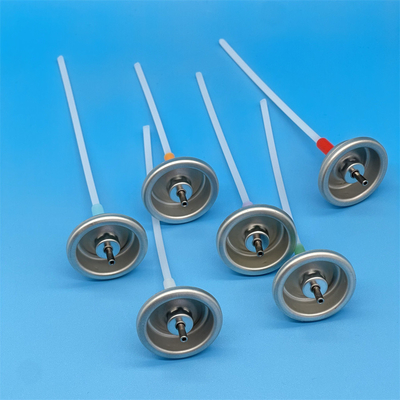 kaufen Accessories for Aerosol Can Good Quality Metering Valve Gas Sprayer Valve with metal stem and L actuator Online-Herstellung