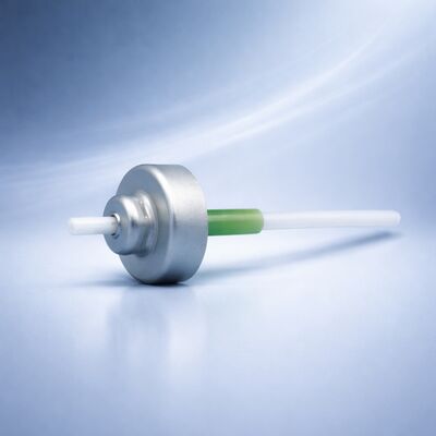 kaufen 20 mm Metered Dose Aerosol Valve mit Alkohol-basierter Formelkompatibilität und 20 mm Crimp-Spezifikation für eine konsistente vorgemessene Dosierung Online-Herstellung