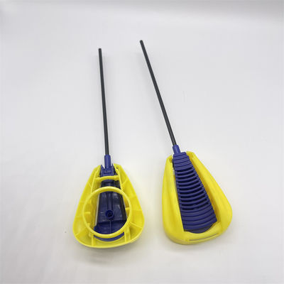 Sanitäre, medizinische, klappbare Düsenkappe für Diagnosegeräte und Sensoranschlüsse mit Luer Lock-Kompatibilität