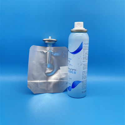 Kosmetik Elegante Silbertasche mit Ventil + Hochleistungs-Aerosolventil + Robuste Konstruktion