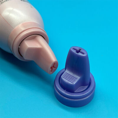 Zertifizierter kindersicherer Aerosol-Haar-Mousse-Dispenser für Familienhäusern mit Schub- und Dreh-Aktor und Manipulationssicherheit