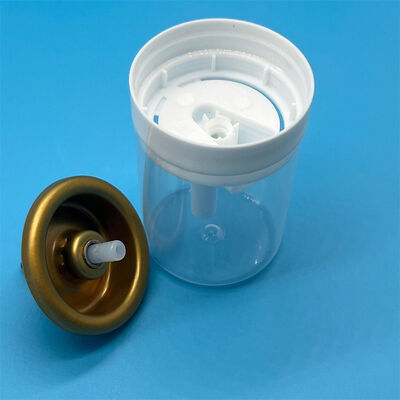 Auslaufsicherer Aerosol-Haarschaum-Spender für Reisen und Styling unterwegs mit sicherem Verschlussdeckel