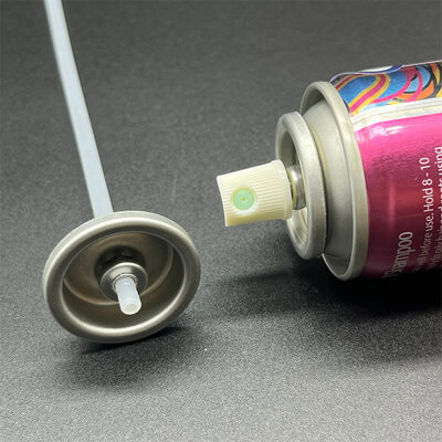 Dry Shampoo Spray Valve with Consistent Flow Control and Uniform Dispersion