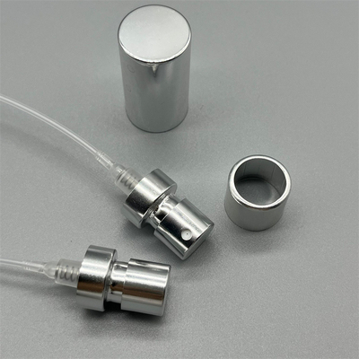 Elegante Silberparfümpumpe mit Kappe Stilvoller Parfümspenser
