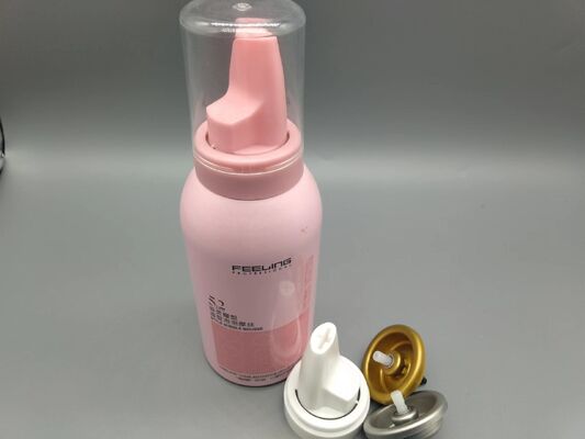 Leak-Proof Hair Mousse Aerosol Accessory for Travel and Home Use with Compact Design
