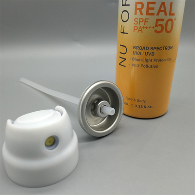 Einfache Sonnenpflege Sonnencreme Aerosolventil für sogar Ausgabe