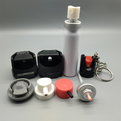 Präzise 20 mm Selbstverteidigung Pepperspray-Ventil-Aktor und Zubehör für sichere und gemessene Pepperspray-Ausgabe