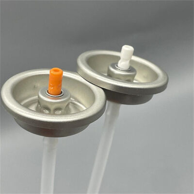 Fabrikpreis Aerosolventil mit Betätiger und langem roten Rohr für Vergaserreiniger, hergestellt in China