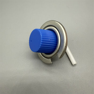 Kompakte Kunststoff-Gasbehälterventil für Notfallsets mit kindersicherem Verschluss