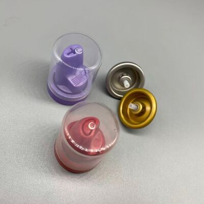 Professionelles Aerosol-Schaumventil mit korrosionsbeständiger Aluminium-Befestigungsbecher ISO9001 Zertifizierte und verstellbare Entlademengen