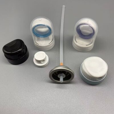 Ein Zoll Aerosol-Sonnencreme-Ventil mit undichtem Design und 360-Grad-Betrieb für Sonnenpflege-Spray-Produkte