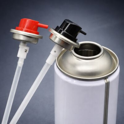 Ein-Zoll-Ventil aus Weißblech für Aerosoldosen für 360°-Sprühfunktion in jeder Position