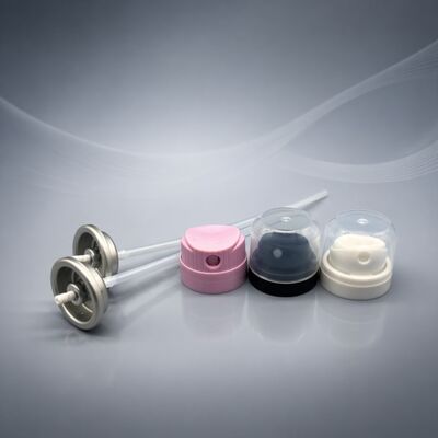 Ein Zoll verstopfungsbeständiges tragbares Aerosolventil für Trocken-Shampoo- und Pulversprayanwendungen