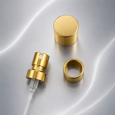 Goldplattierte Parfümpumpe mit Mikrofeinnebeltechnologie für eine seidig glatte Aktivierung